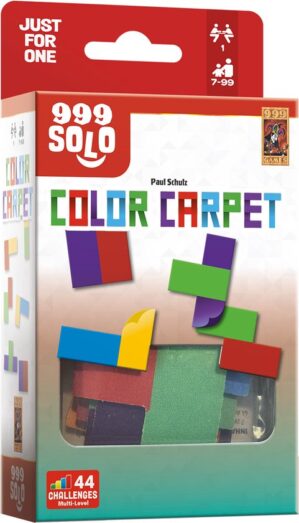 999 Games - Color Carpet - breinbrekers - reisspellen - solo spel - educatief spel