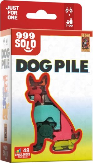 999 Games - Dog Pile - breinbrekers - reisspellen - solo spel - educatief spel