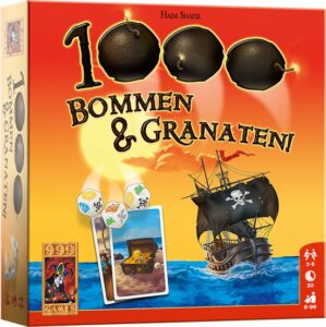 999 Games 1000 Bommen & Granaten! Dobbelspel - Reisspel