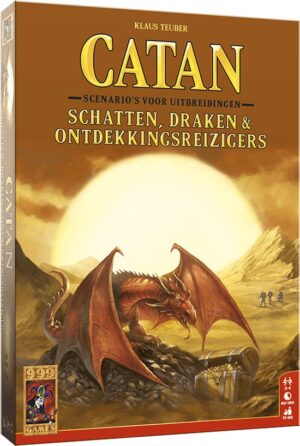 999 Games Catan: Uitbreiding Schatten, Draken & Ontdekkingsreizigers Bordspel