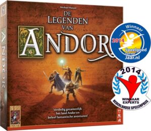999 Games De Legenden van Andor Basisspel Bordspel - Coöperatief spel