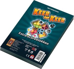 Scoreblokken Keer op Keer Twee stuks Level 1 Dobbelspel